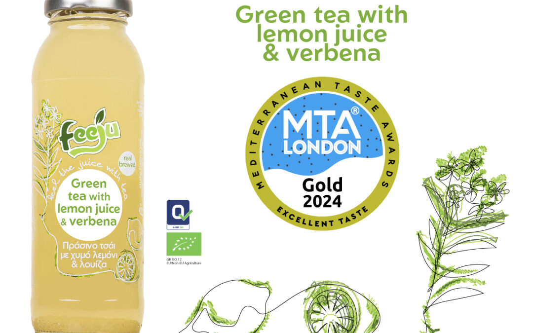 International taste awards for bfresh & feeju: Gold award for green tea with lemon juice & verbena, and Silver award for the new lemonade with cucumber!